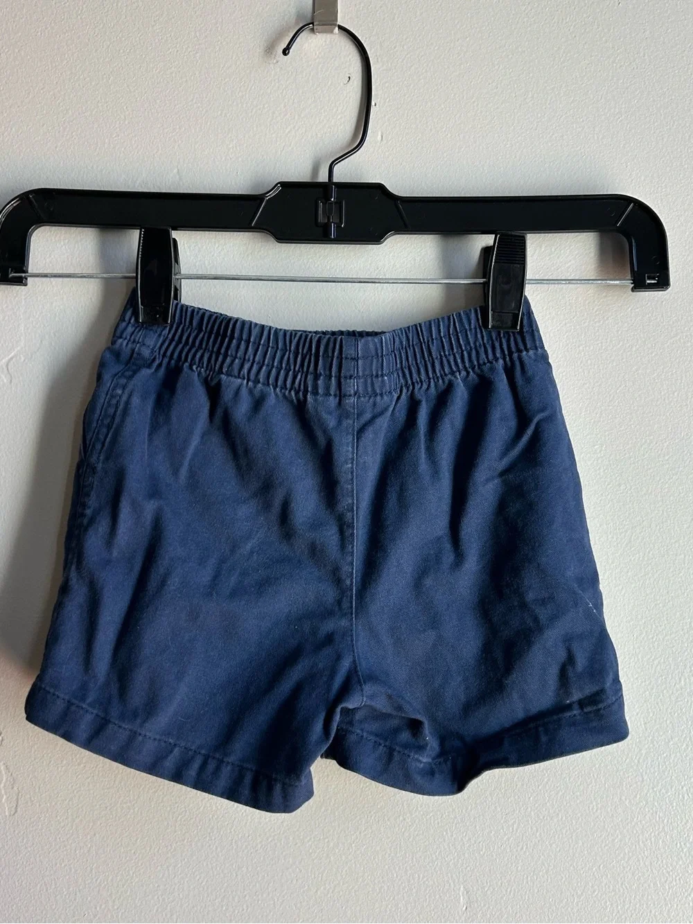 Ralph Lauren Baby Shorts Navy Pull On Elastic Waist Classic Preppy Nautical